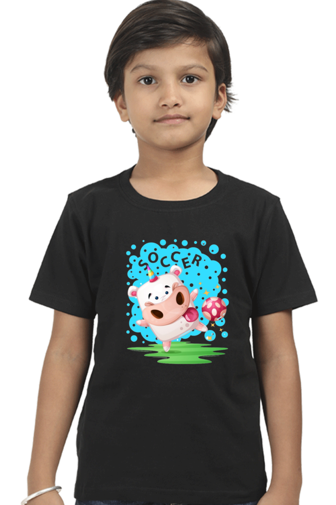 Boys Cotton T-Shirt - Animated Dog