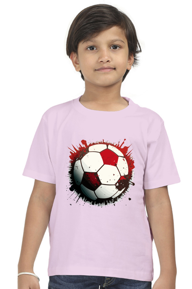 Boys Cotton T-Shirt - Football