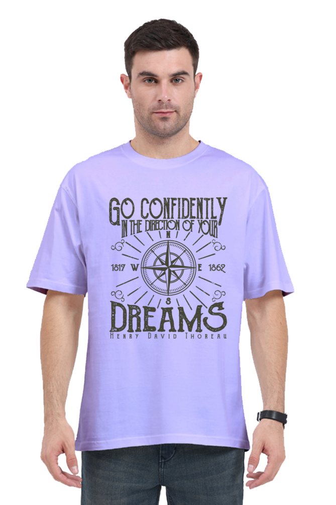 Men's Oversized Standard T Shirt - Follow your dreams