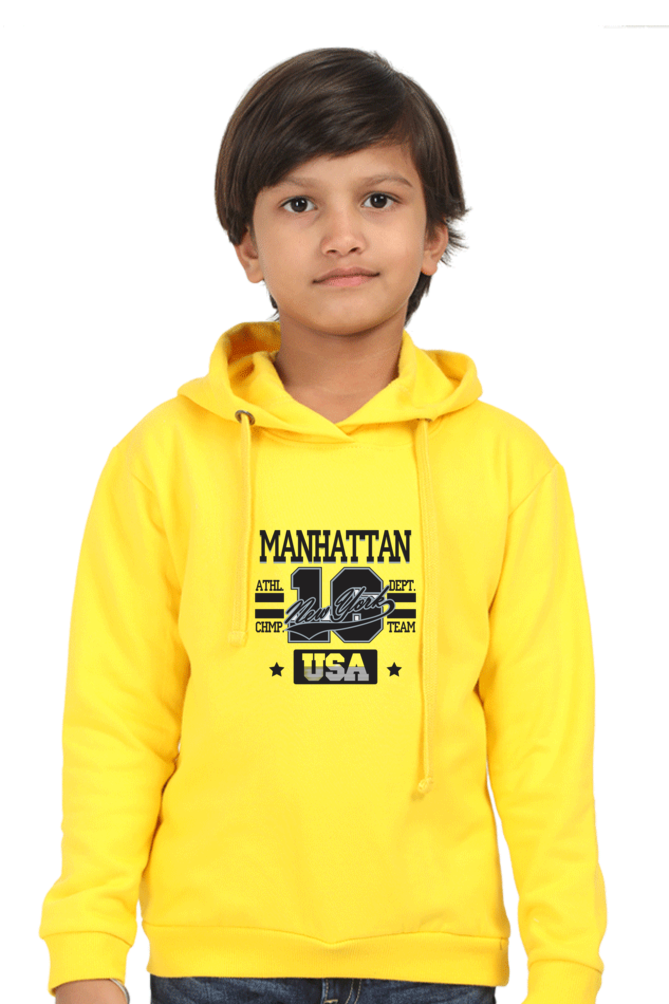 Unisex Kid's Cotton Hoodie Sweatshirt
