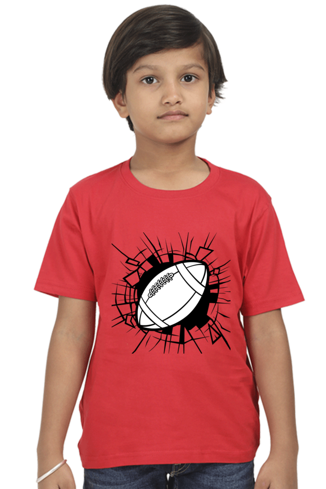 Boys Cotton T-Shirt - American Football
