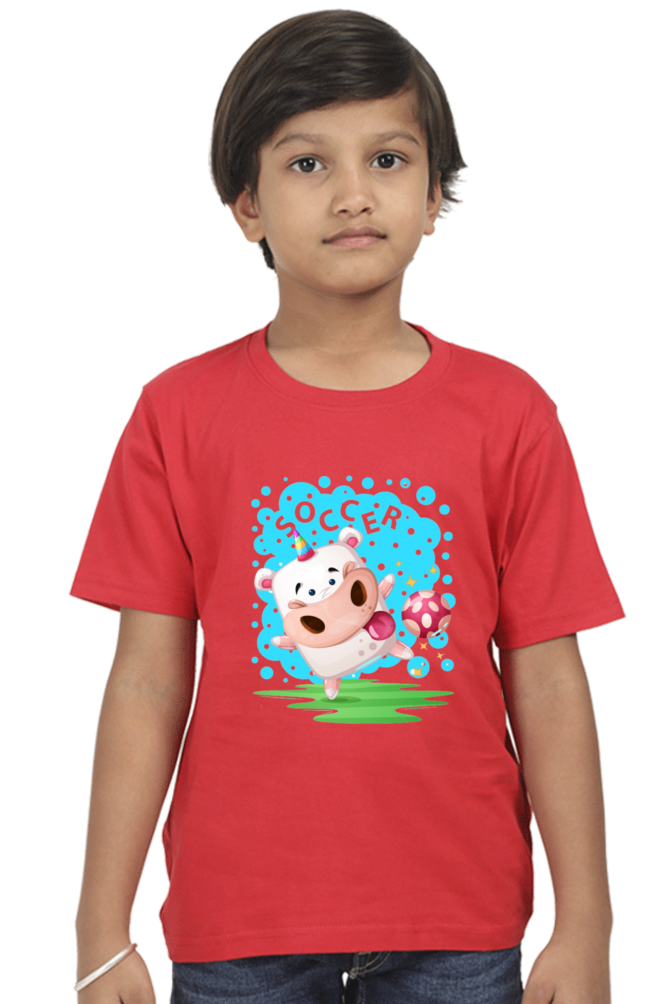 Boys Cotton T-Shirt - Animated Dog
