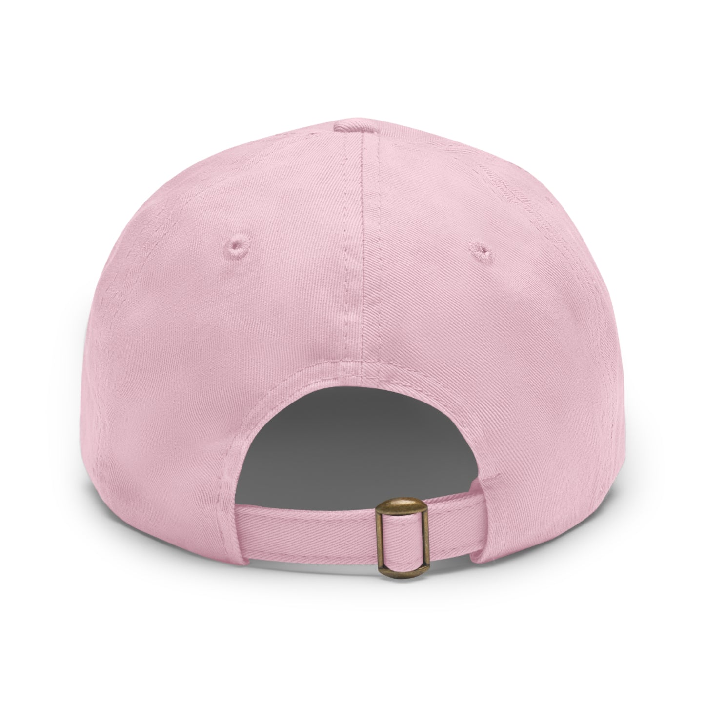 Cap with Leather Patch (Round)