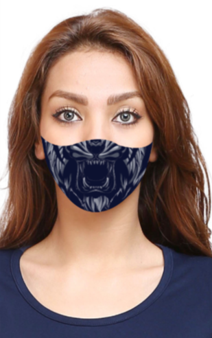 Unisex Face Mask - Standard Size - Tiger Print