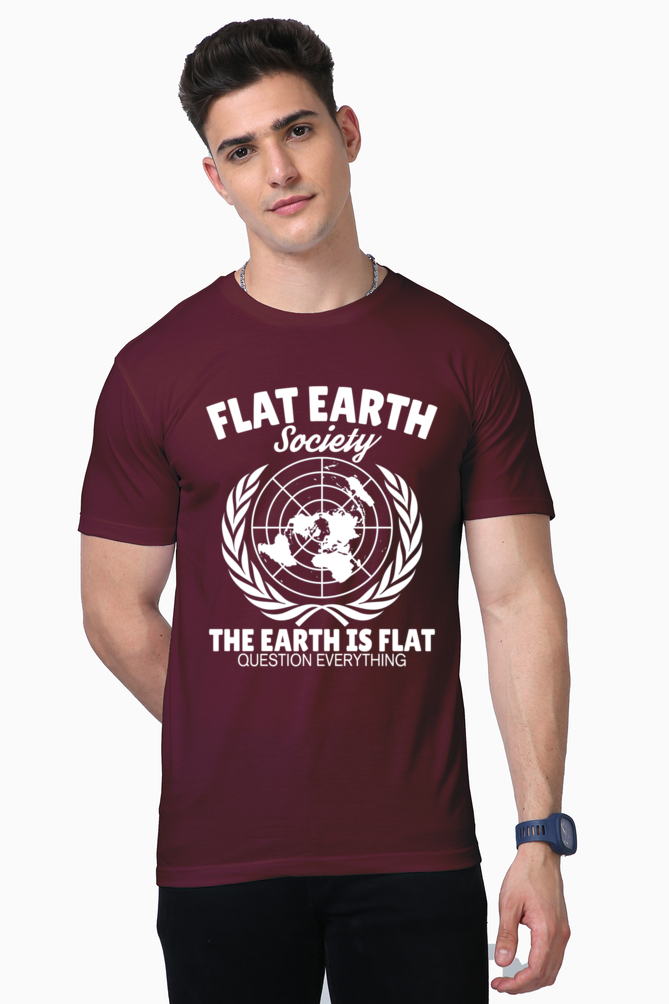 Men's Supima T-Shirts - Earth is Flat