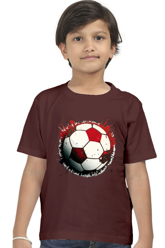 Boys Cotton T-Shirt - Football