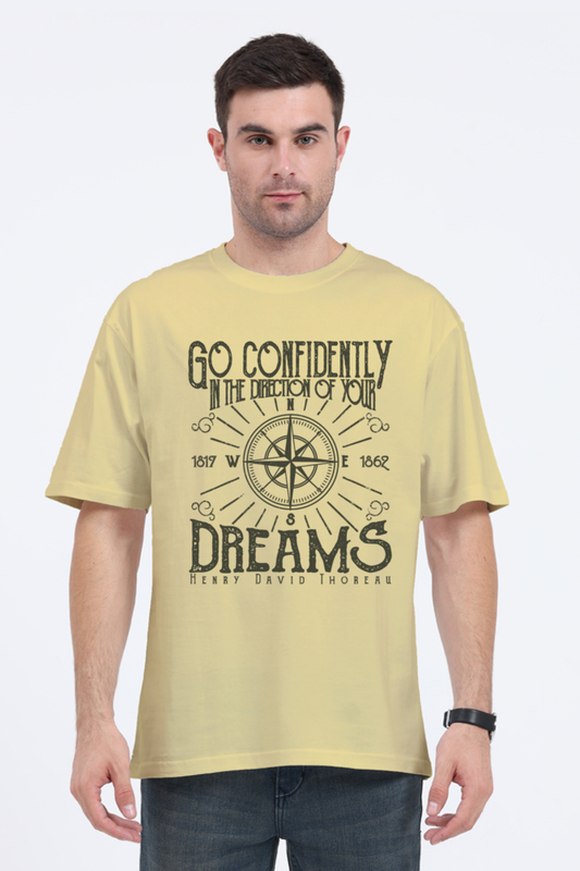 Men's Oversized Standard T Shirt - Follow your dreams
