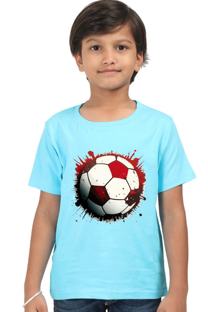 Boys Cotton T-Shirt - Football